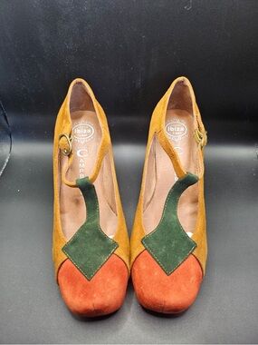 Jeffrey Campbell “This way” Suede shoes-Multicolor;size 8.5 New in Box;dust bag